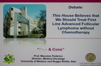 debate-ECC2015 Follicular lymphoma-PPT